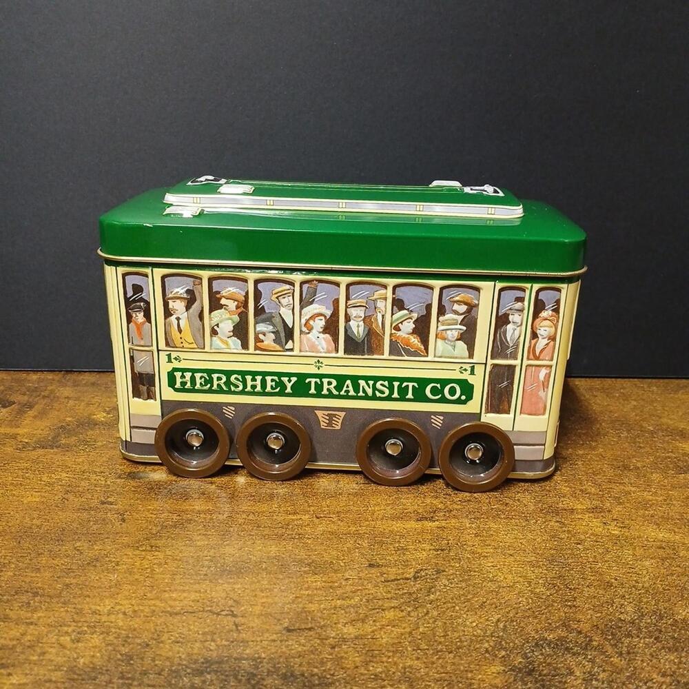Hershey Transit Co. Trolley Tin Hershey's Vehicle Collector Car Series #3 (2002)